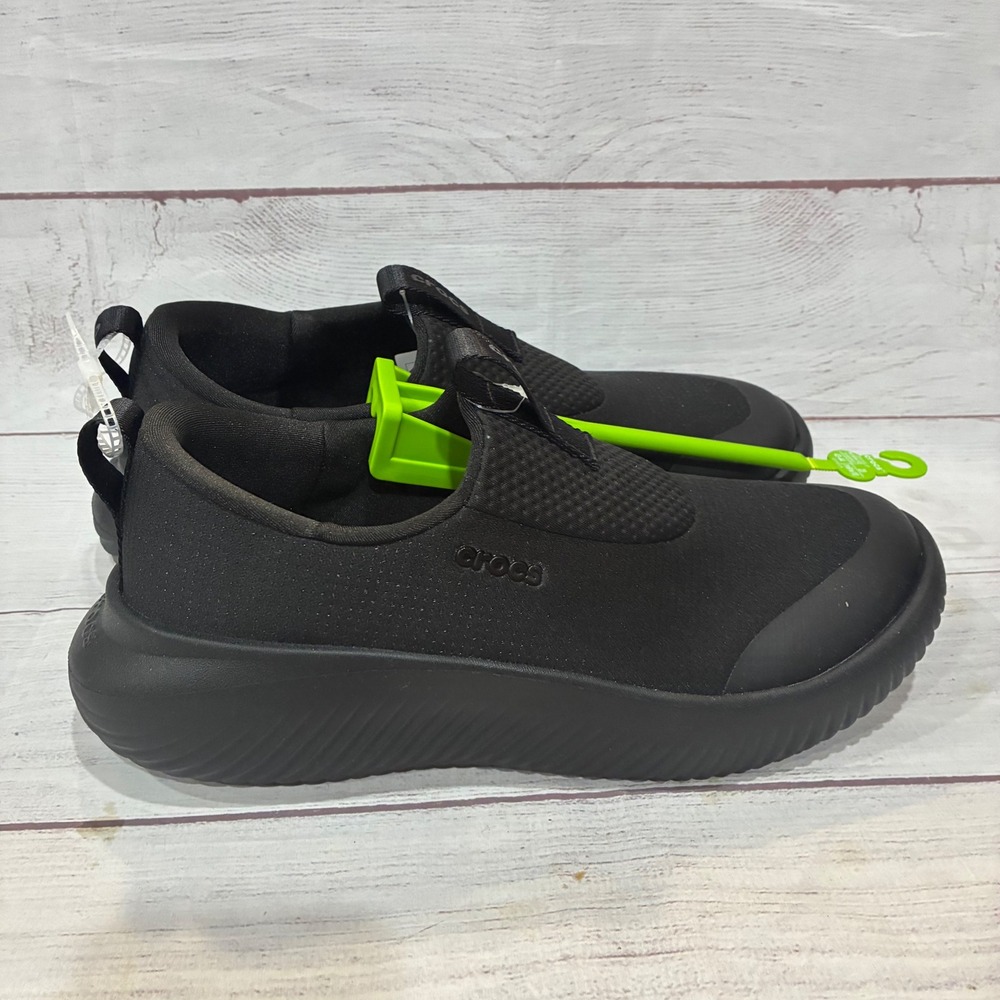 Crocs Mellow Ease Slip On Sneakers Mens 10 Black LiteRide Recovery 210500-060 - Picture 3 of 7